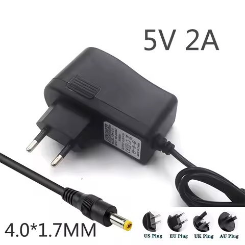 DC 5V 2A 4.0*1.7 plug Wall Power Charger Adapter For Panasonic HC-V750 P/C HC-W850 P/C Camcorder
