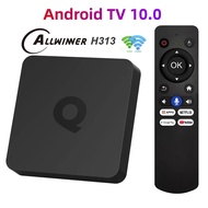 Q1 Original ANDROID TV OS TV Box Allwinner H313 2GB 16GB Support Google Play Voice Control 2.4G/5G WiFi 4K ATV 10.0 TV Box Root TV Receivers