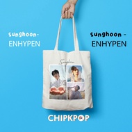 [SUNGHOON ENHYPEN PACKAGE SET] I CHEAP ENHYPEN TOTEBAG I CUSTOM TOTEBAG I ENHYPEN ALBUM I KOREAN STY