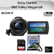 Sony FDR-AX43A UHD 4K Handycam Camcorder | 26.8mm Zeiss Vario-Sonnar T* Zoom Lens | 20x Optical Zoom