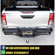 TOYOTA HILUX VIOGO REVO ROCCO ROGUE METAL STEEL REAR BUMPER BULL BAR