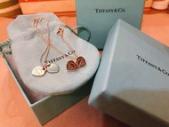 Tiffany&amp;Co 愛心耳環/項鍊