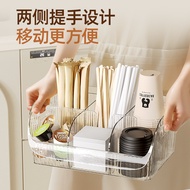 Cup Storage Box Milk Tea Cup Storage Disposable Paper Cup with Separation Multifunctional Plastic Li