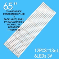 TH-65GX650K PANASONIC 65" LED BACKLIGHT(LAMPU TV) PANASONIC 65 INCH LED TV 65GX650K TH65GX650