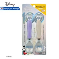 Edison Mama - Mickey水晶米奇兒童湯匙 &叉子迪士尼100週年設計特別版[1.5歲左右]