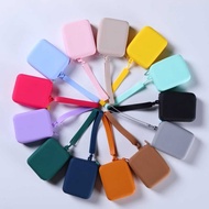 Creative Silicone Earphone Storage Bag Portable Earphone Cable Data Cable Storage Box Earphone Cable