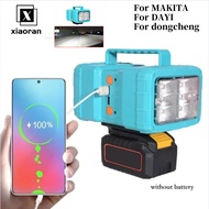 Dual-Mode LED Work Light with Dual USB Ports | Front Floodlight + Rear Spotlight | Compatible with M