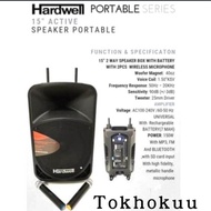 Speaker Portable Hardwell 3H1515BWR Original 15 BWR 15 inch