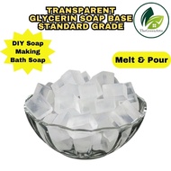 TheGreenAttic Natural Transparent Soap Base Ultra Clear Glycerin Soap Base Handmade Soap Melt and Po