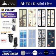 【Promo】Vitally Bi-fold Door Toilet Aluminum Folding Door Toilet Door Bathroom Pintu Lipat Tandas Pin