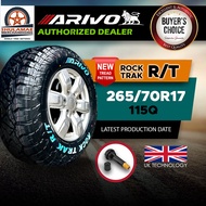 ARIVO 265/70 R17 115Q - ROCK TRAK R/T with free stainless tire valves