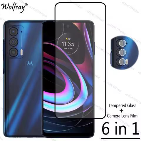 Tempered Glass For Motorola Edge 5G UW 2021 Screen Protector Moto Edge 5G UW 2021 Camera Glass For M
