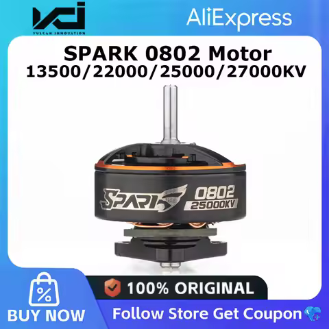 VCI SPARK 0802 Motor 13500KV 22000KV 25000KV 27000KV Light Weight Micro Brushless Motor For FPV Raci