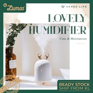 VAREO LIFE Lovely Portable Humidifier 220 ML 151g DC5V-1A 151g Cute Design Easy To Travel