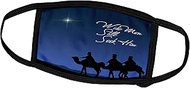 3dRose Face Mask Large, Wise Men Still Seek Him Magi Following The Christmas Star
