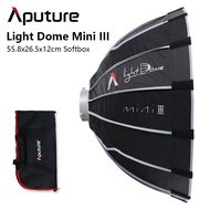 Aputure Light Dome Mini III Softbox with Bowens Mount for LS 300d II Video Light Studio Photography 55.8x26.5x12cm