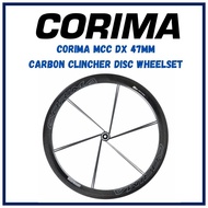 Corima MCC DX 47mm Carbon Clincher Disc Wheelset (Shimano Freehub/XDR Freehub) For Road Bicycle &amp; Cycling