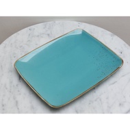 Ceramic Rectangular Plate RUSTICA COUPE