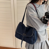 Cross-Border Niche Denim Messenger Bag