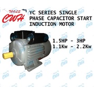 1.5HP-3HP SINGLE PHASE CAPACITOR START INDUCTION MOTOR YC SERIES YC90S-2 YC90L-2 YC100L-2 YC90L-4 YC