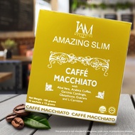 IAM Amazing Slim Caffe Macchiato 1 Box Original Fit Slimming Coffee with L-Carnitine + Garcinia Camb