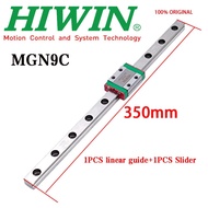 HIWIN MGN9C MGN9 Miniature Linear Guide Rail Slide 350mm MGN9 Linear Guide+MGN9C Slider For