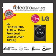 LG  FG1413H2BA AI Direct Drive  Front Load  Washer Dryer 13/8 kg