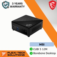 Flexi Tech MSI Cubi 5 12M Mini Desktop & PC (Barebone) - i3-1215U & i5-1235U