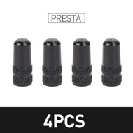 4/8pcs Aluminum Alloy Bicycle Tire Presta Valve Cap Bike Covered Protector Road MTB Tyre Dustproof A