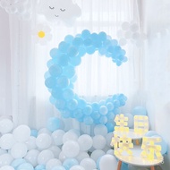 LP-8 QZ🍓Internet Celebrity Happy Birthday Balloon Scene Party Interior Decoration Romantic Proposal Moon Modeling Packag