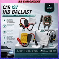 HIGH QUALITY Car Headlight 38W / 55W 12V HID GOLD Slim HID Ballast for H1 H3 H4 H7 H8 H9 H11 H16 900