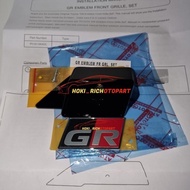 Original GR Fortuner GR 2022 Front Grille Logo Mount + Emblem