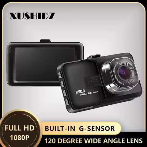 XUSHIDZ NEW Dash Camera Q08PRO Dua;-Channel Front and Rear Camera G-sensor Car Camera Dashcam Vehicl