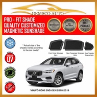 Volvo XC60 2nd Gen 2018 - 2022 (6 / 7pcs) (Plastic Frame) Car Sunshade /Rear Windscreen Sunshade / B