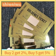 SHIWEIWU2558285 Scratch Off Ticket Golden Ticket Scratch Card Surprise Raffle Gift Cinema Voucher with Envelope Scratch-off Card for Kids Women Men