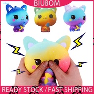 Squeeze Toy Flexible Relieve Stress Multi-Color Squishy Cat Decompression Toy Kids Toy