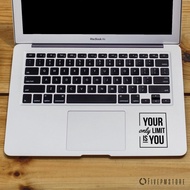 Sticker Quote - sticker quote Motivasi untuk laptop Apple Macbook ASUS