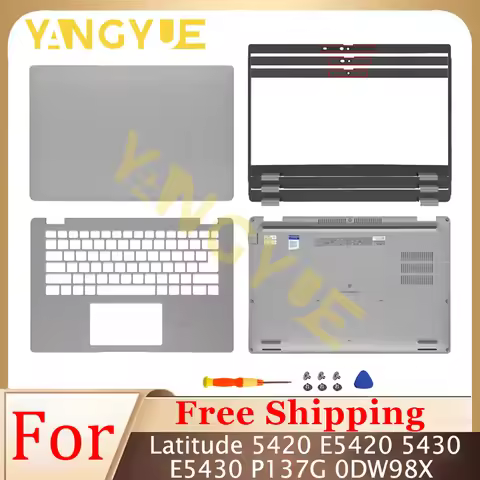 New Replace Laptop Case For Latitude 5420 E5420 5430 E5430 LCD Back Cover Front Bezel Palmrest Botto