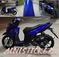 skotlet stiker biru metalik candy secotlet sticer metalik candy