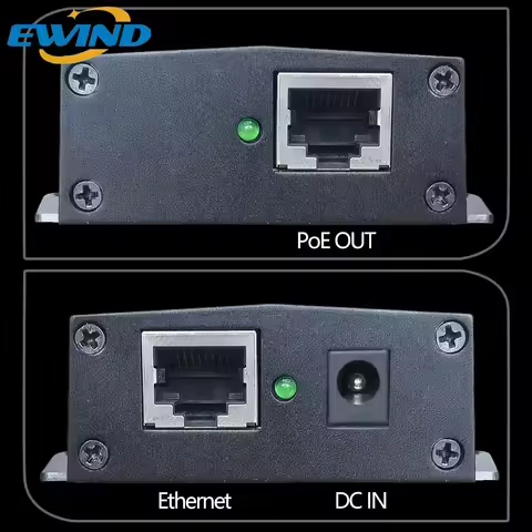 1000M Gigabit Poe injector with power supply Poe power injector PoE Switch Injector DC Single PoE 15