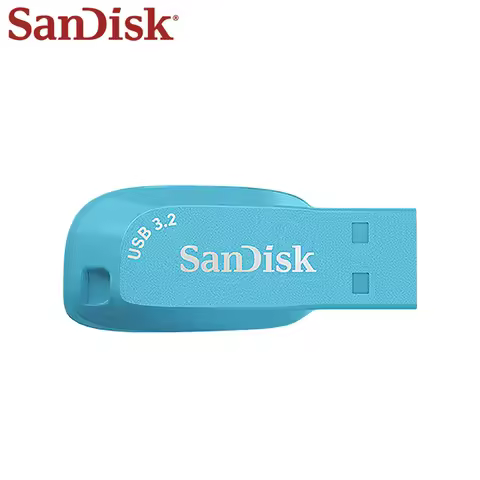 Original SanDisk Blue CZ410 USB Flash Drive 32GB 64GB 128GB High Spped USB 3.2 Gen 1 Pen Drive Mini 
