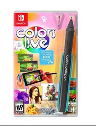 (全新送專用壓力筆) Switch Colors Live with Sonar Pen (美版, 英文) - 將Switch變成你的移動畫板 電繪 畫畫