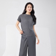 Z1166-2 One Size (45-75kg) Loose T-Shirt Summer Hot Rhinestone All-Match Sanzhai Short-Sleeved Shirt