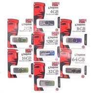 แฟลชไดร์ฟ 8GB/16GB/32GB/64GB/128GB/Kingston DataTraveler 100G3 USB/ 3.1 Flash Drive (DT100G3/8GB/16G