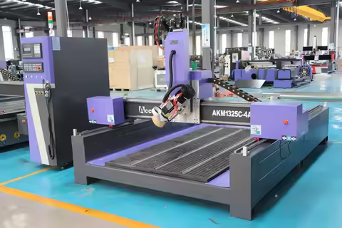 China AccTek AKM1325-4A Cnc Router Machine 4x8ft 3D Cnc Engraver 1325 1300*2500mm Vacuum Table