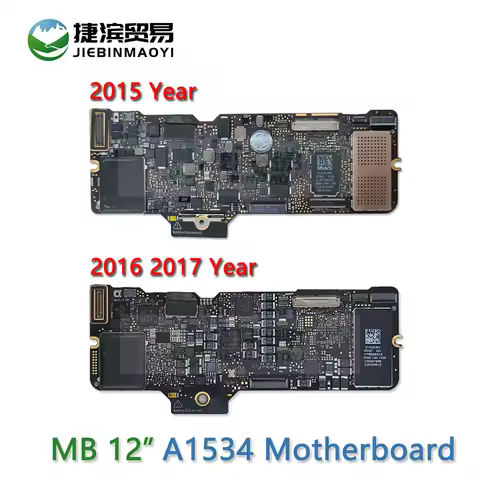 Laptop A1534 Motherboard for Apple MacBook Retina 12 Inch Logic Board 820-00045-A 820-00244-A 820-00