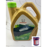 HONDA ENGINE OIL MINYAK ENGINE 0W-20/0W-30 (4L) FULLY SYNTHETIC + OIL FILTER (1PCS)