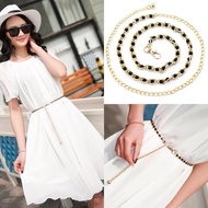 Pearl Chain Belt Slim Chain Belt/