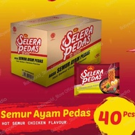 Mi ABC Selera Pedas mie instan kuah SEMUR AYAM PEDAS 70g (1 dus 40 pc)