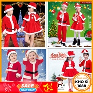 Christmas sets for children, Christmas dresses for girls going out for Christmas, Santa Claus costum